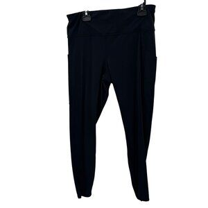 Vuori Stride Leggings Womens Medium Black Moisture-Wicking 4-Way Stretch